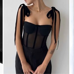 New with tags* COMMENSE corset with ties